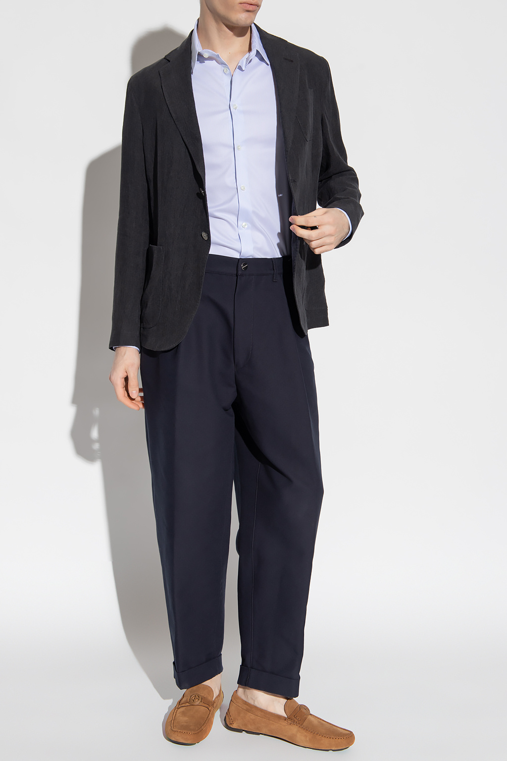 Emporio Armani Linen blazer | Men's Clothing | Tongs EA7